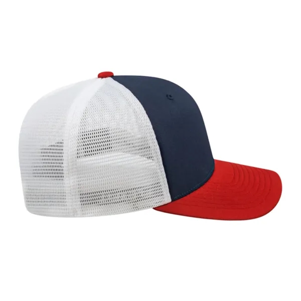 Cap America Premium Trucker Mesh Back Cap; features a shapeable pre-curved... from ASI 66887 PCNA / Bullet