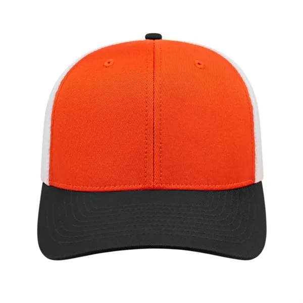Cap America Premium Trucker Mesh Back Cap; features a shapeable pre-curved... from ASI 66887 PCNA / Bullet