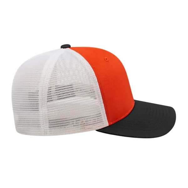 Cap America Premium Trucker Mesh Back Cap; features a shapeable pre-curved... from ASI 66887 PCNA / Bullet
