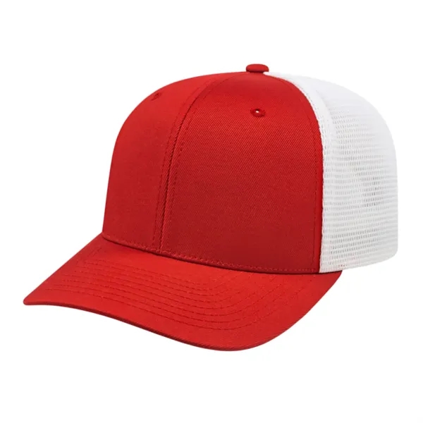 Cap America Premium Trucker Mesh Back Cap; features a shapeable pre-curved... from ASI 66887 PCNA / Bullet