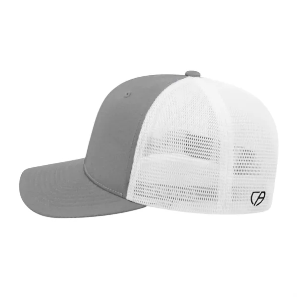 Cap America Premium Trucker Mesh Back Cap; features a shapeable pre-curved... from ASI 66887 PCNA / Bullet