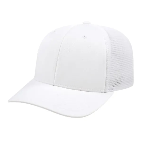 Cap America Premium Trucker Mesh Back Cap; features a shapeable pre-curved... from ASI 66887 PCNA / Bullet