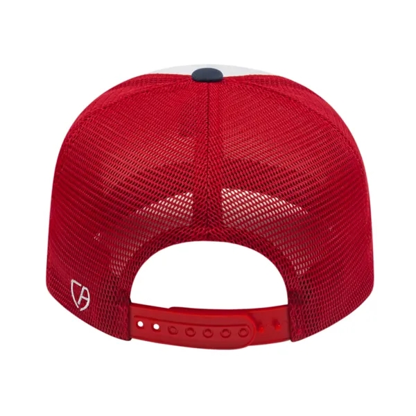 Cap America Premium Trucker Mesh Back Cap; features a shapeable pre-curved... from ASI 66887 PCNA / Bullet