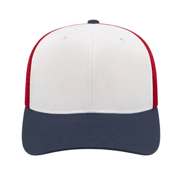 Cap America Premium Trucker Mesh Back Cap; features a shapeable pre-curved... from ASI 66887 PCNA / Bullet