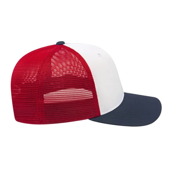 Cap America Premium Trucker Mesh Back Cap; features a shapeable pre-curved... from ASI 66887 PCNA / Bullet