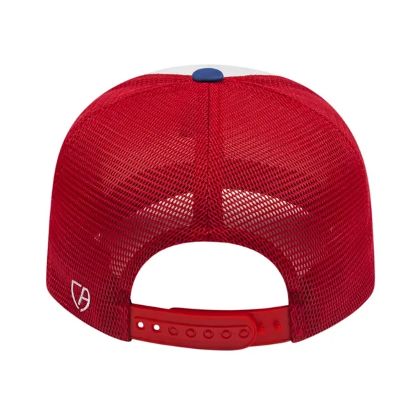 Cap America Premium Trucker Mesh Back Cap; features a shapeable pre-curved... from ASI 66887 PCNA / Bullet
