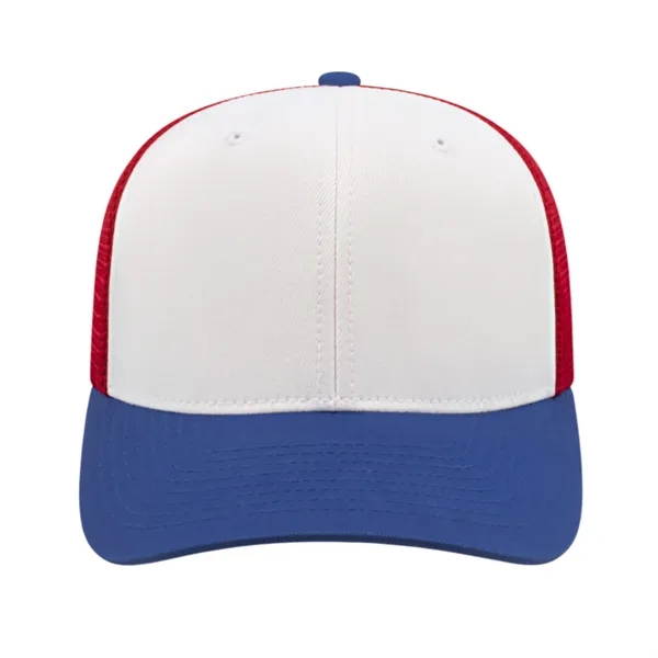 Cap America Premium Trucker Mesh Back Cap; features a shapeable pre-curved... from ASI 66887 PCNA / Bullet