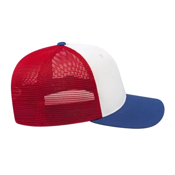 Cap America Premium Trucker Mesh Back Cap; features a shapeable pre-curved... from ASI 66887 PCNA / Bullet