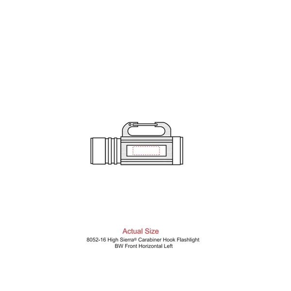 COB carabiner hook flashlight with batteries included.... from ASI 66887 PCNA / Leeds