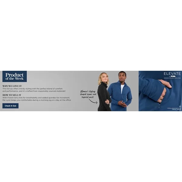 LYON Eco Stretch Knit Full Zip - Men's... from ASI 66887 PCNA / Trimark