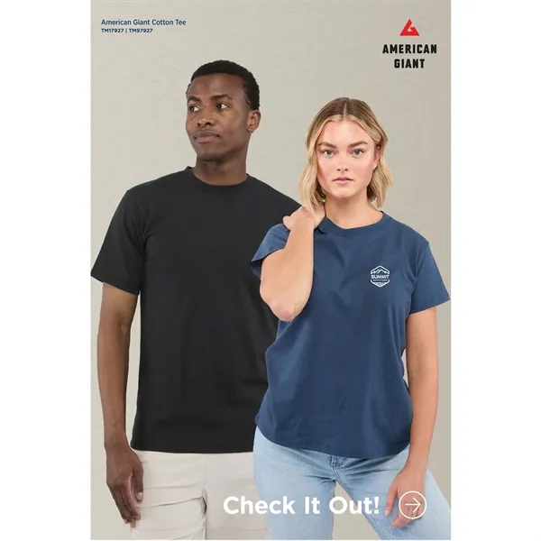 American Giant Cotton Crew Neck Tee - Women's... from ASI 66887 PCNA / Trimark