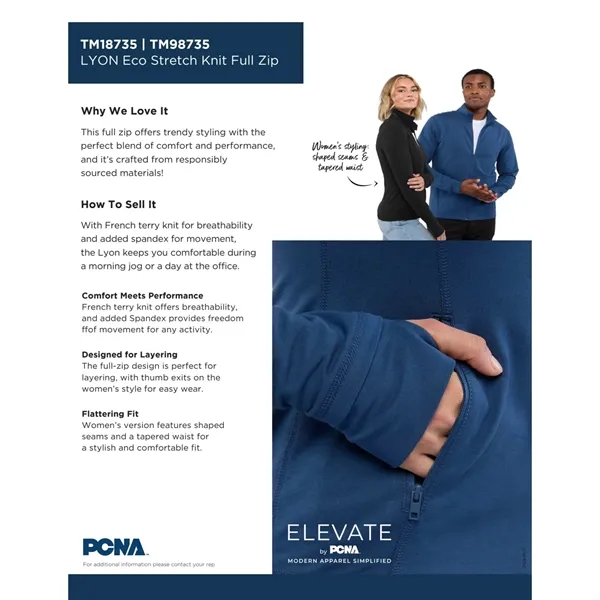 LYON Eco Stretch Knit Full Zip - Women's... from ASI 66887 PCNA / Trimark
