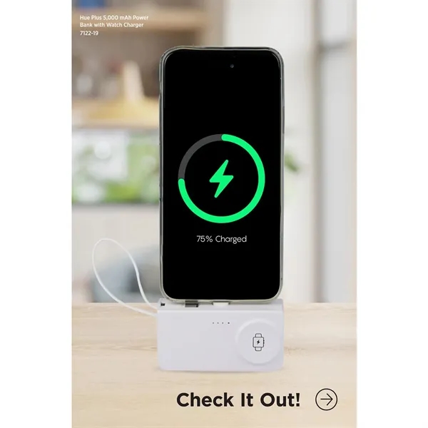 Hue Plus 5000 mAh Power Bank with Watch Charger... from ASI 66887 PCNA / Leeds