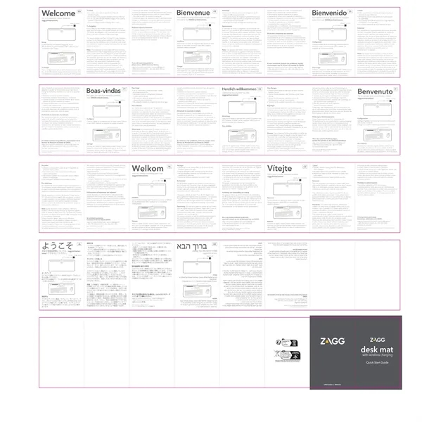 Zagg Desk Mat with Wireless Charging... from ASI 66887 PCNA / Leeds