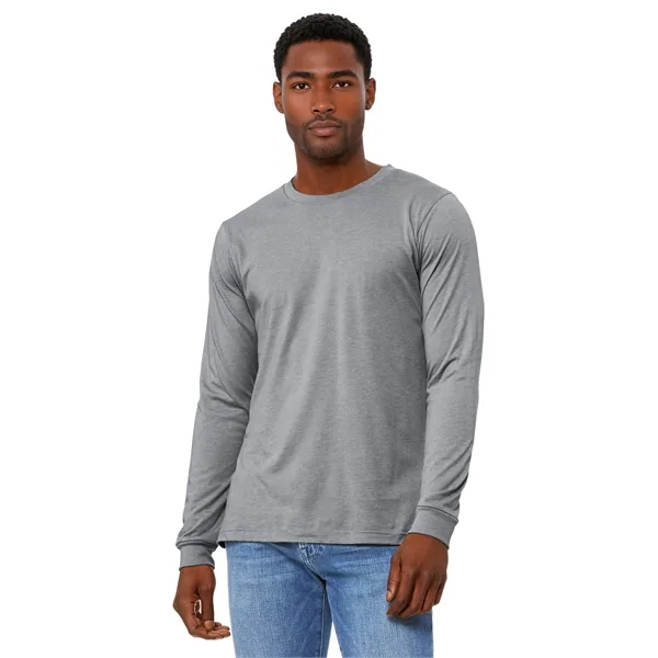 BELLA+CANVAS Unisex Heather CVC Long Sleeve Tee... from ASI 84863 SanMar
