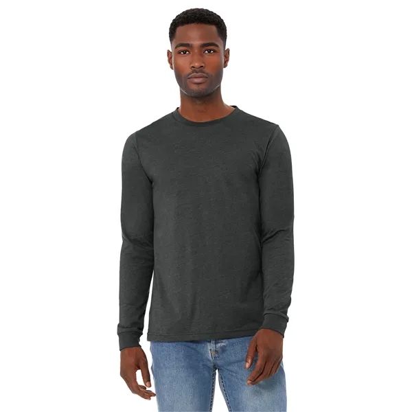 BELLA+CANVAS Unisex Heather CVC Long Sleeve Tee... from ASI 84863 SanMar