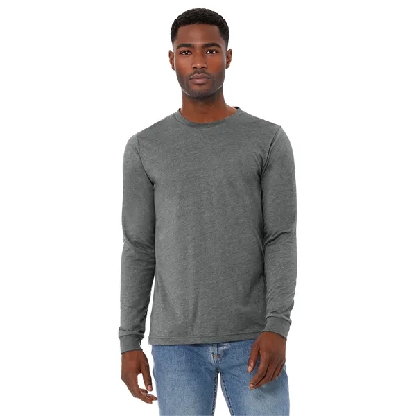 BELLA+CANVAS Unisex Heather CVC Long Sleeve Tee... from ASI 84863 SanMar