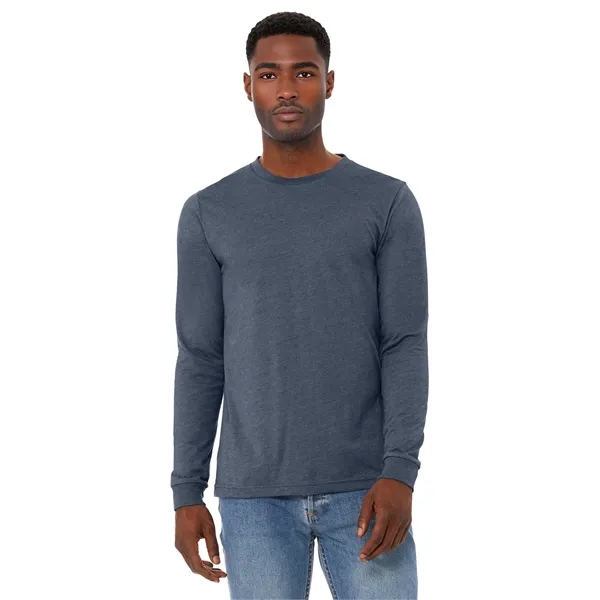 BELLA+CANVAS Unisex Heather CVC Long Sleeve Tee... from ASI 84863 SanMar