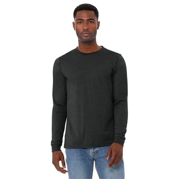 BELLA+CANVAS Unisex Heather CVC Long Sleeve Tee... from ASI 84863 SanMar