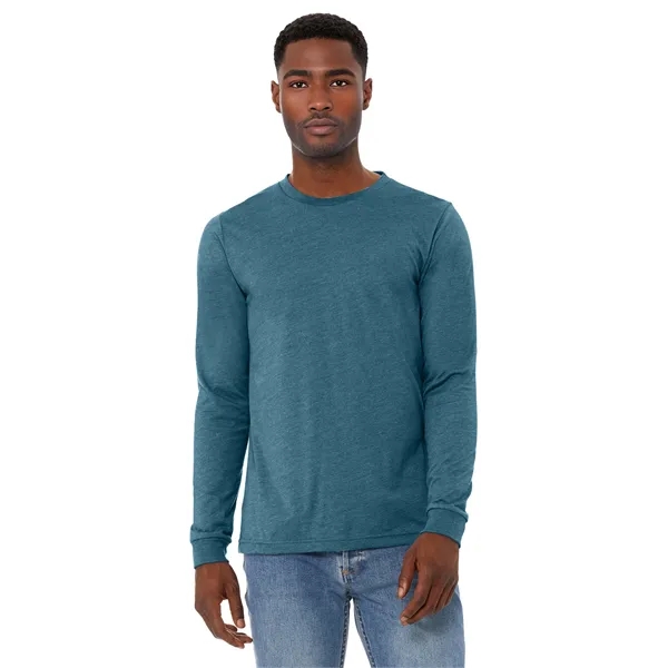 BELLA+CANVAS Unisex Heather CVC Long Sleeve Tee... from ASI 84863 SanMar