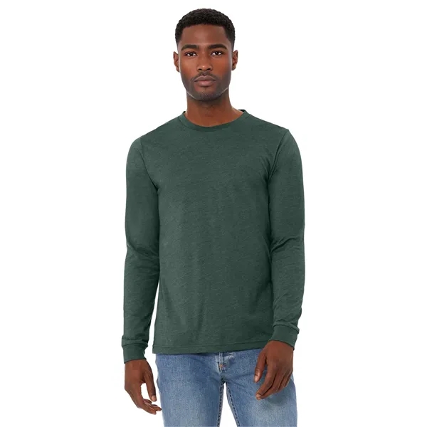 BELLA+CANVAS Unisex Heather CVC Long Sleeve Tee... from ASI 84863 SanMar