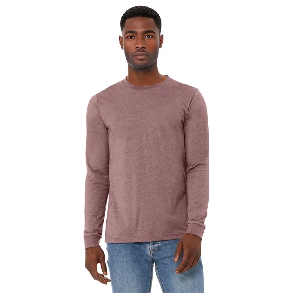 BELLA+CANVAS Unisex Heather CVC Long Sleeve Tee... from ASI 84863 SanMar