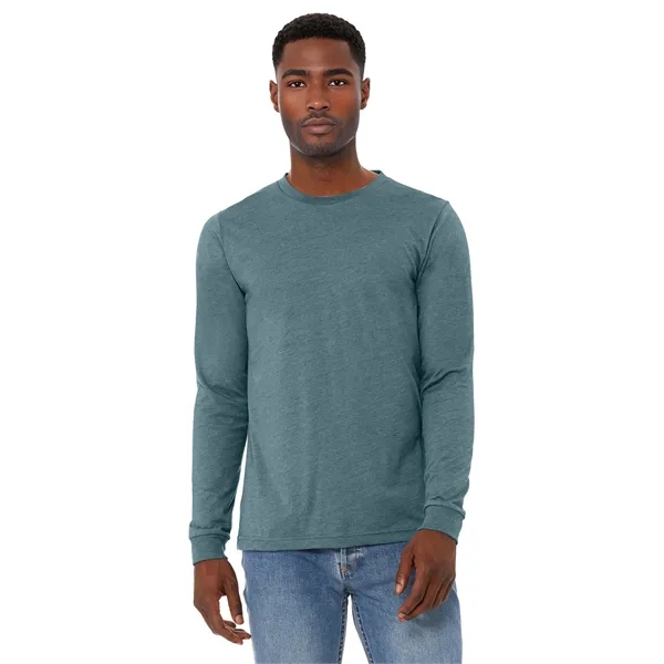 BELLA+CANVAS Unisex Heather CVC Long Sleeve Tee... from ASI 84863 SanMar