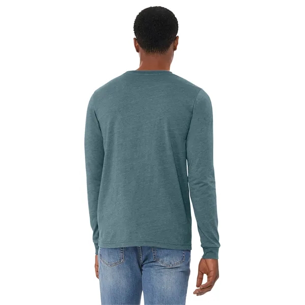 BELLA+CANVAS Unisex Heather CVC Long Sleeve Tee... from ASI 84863 SanMar