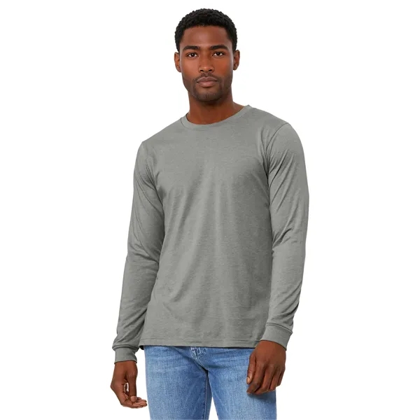 BELLA+CANVAS Unisex Heather CVC Long Sleeve Tee... from ASI 84863 SanMar