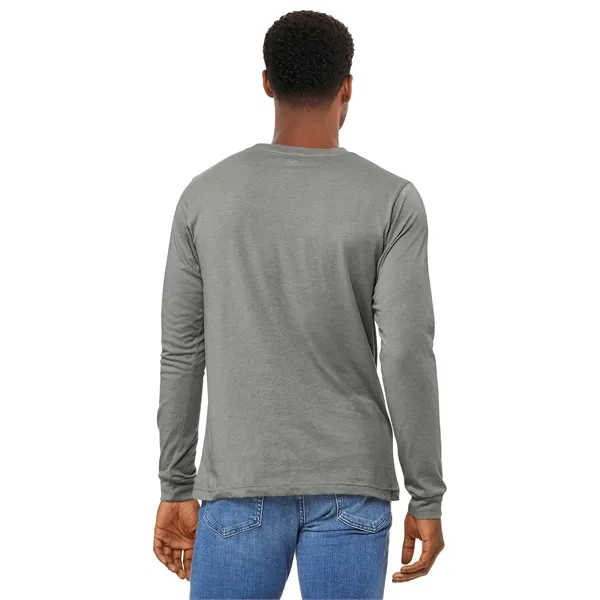 BELLA+CANVAS Unisex Heather CVC Long Sleeve Tee... from ASI 84863 SanMar