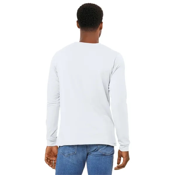 BELLA+CANVAS Unisex Heather CVC Long Sleeve Tee... from ASI 84863 SanMar