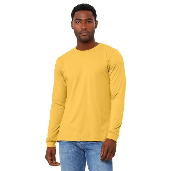 BELLA+CANVAS Unisex Heather CVC Long Sleeve Tee... from ASI 84863 SanMar