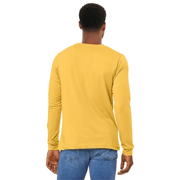 BELLA+CANVAS Unisex Heather CVC Long Sleeve Tee... from ASI 84863 SanMar