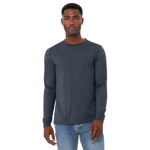 BELLA+CANVAS Unisex Heather CVC Long Sleeve Tee... from ASI 84863 SanMar