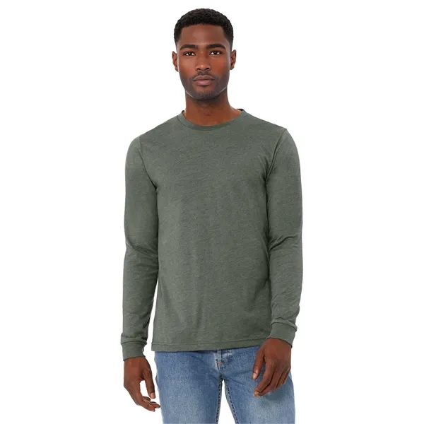 BELLA+CANVAS Unisex Heather CVC Long Sleeve Tee... from ASI 84863 SanMar