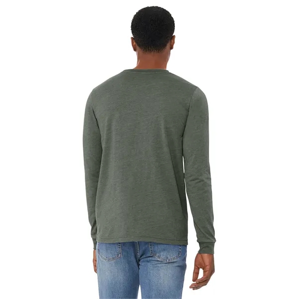 BELLA+CANVAS Unisex Heather CVC Long Sleeve Tee... from ASI 84863 SanMar