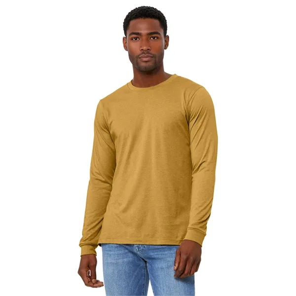BELLA+CANVAS Unisex Heather CVC Long Sleeve Tee... from ASI 84863 SanMar