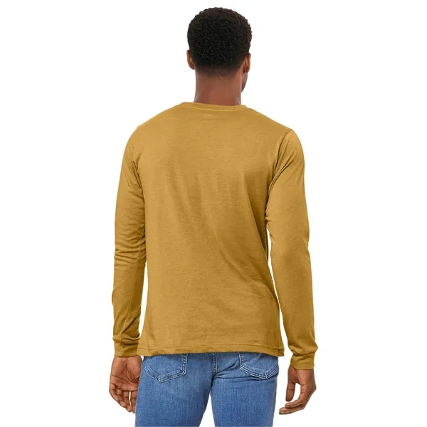 BELLA+CANVAS Unisex Heather CVC Long Sleeve Tee... from ASI 84863 SanMar