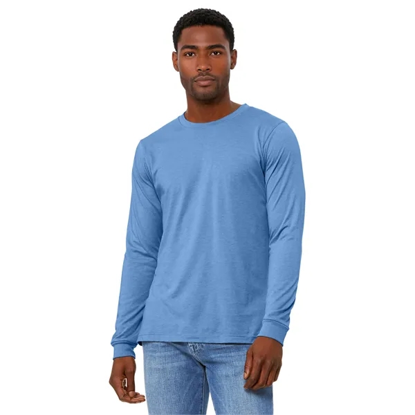 BELLA+CANVAS Unisex Heather CVC Long Sleeve Tee... from ASI 84863 SanMar