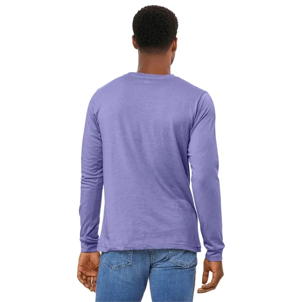 BELLA+CANVAS Unisex Heather CVC Long Sleeve Tee... from ASI 84863 SanMar