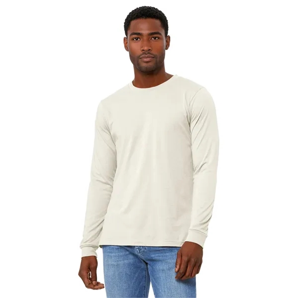 BELLA+CANVAS Unisex Heather CVC Long Sleeve Tee... from ASI 84863 SanMar