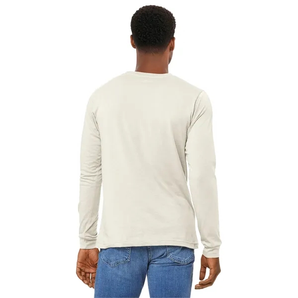 BELLA+CANVAS Unisex Heather CVC Long Sleeve Tee... from ASI 84863 SanMar