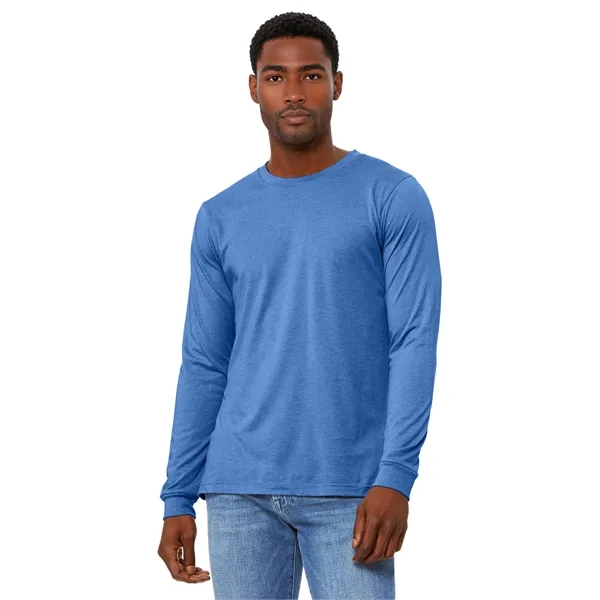 BELLA+CANVAS Unisex Heather CVC Long Sleeve Tee... from ASI 84863 SanMar