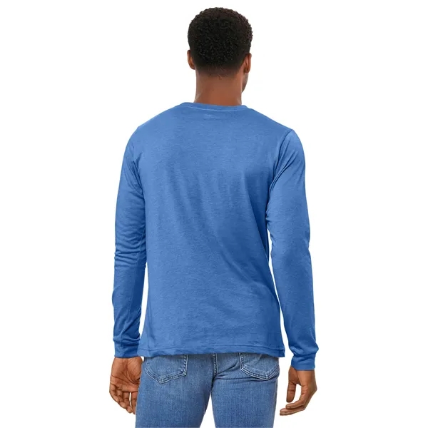 BELLA+CANVAS Unisex Heather CVC Long Sleeve Tee... from ASI 84863 SanMar