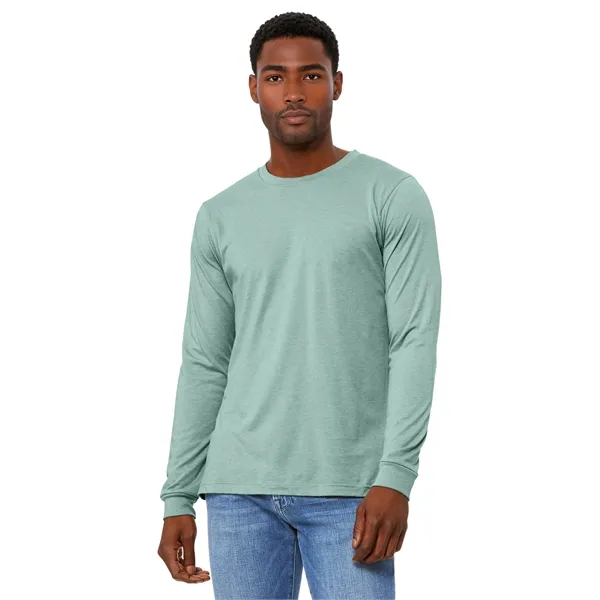 BELLA+CANVAS Unisex Heather CVC Long Sleeve Tee... from ASI 84863 SanMar
