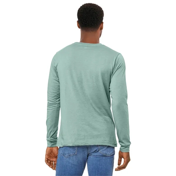 BELLA+CANVAS Unisex Heather CVC Long Sleeve Tee... from ASI 84863 SanMar
