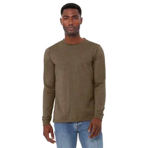 BELLA+CANVAS Unisex Heather CVC Long Sleeve Tee... from ASI 84863 SanMar