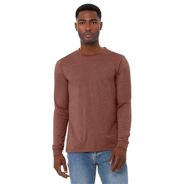 BELLA+CANVAS Unisex Heather CVC Long Sleeve Tee... from ASI 84863 SanMar