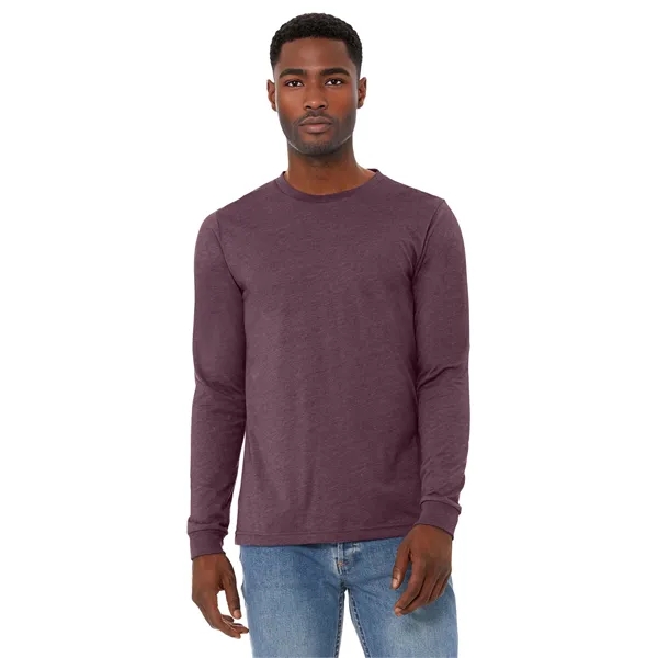 BELLA+CANVAS Unisex Heather CVC Long Sleeve Tee... from ASI 84863 SanMar