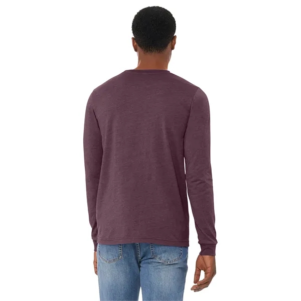 BELLA+CANVAS Unisex Heather CVC Long Sleeve Tee... from ASI 84863 SanMar